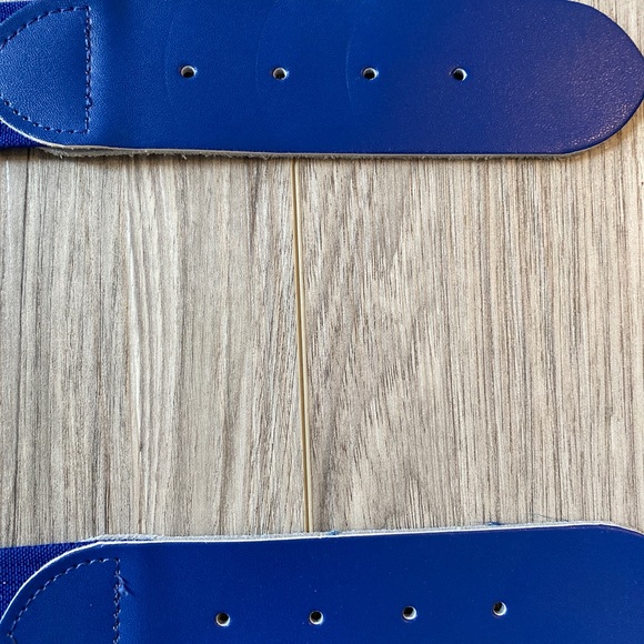 2 Royal Blue Baseball Belts Sized Adult - Picture 4 of 6